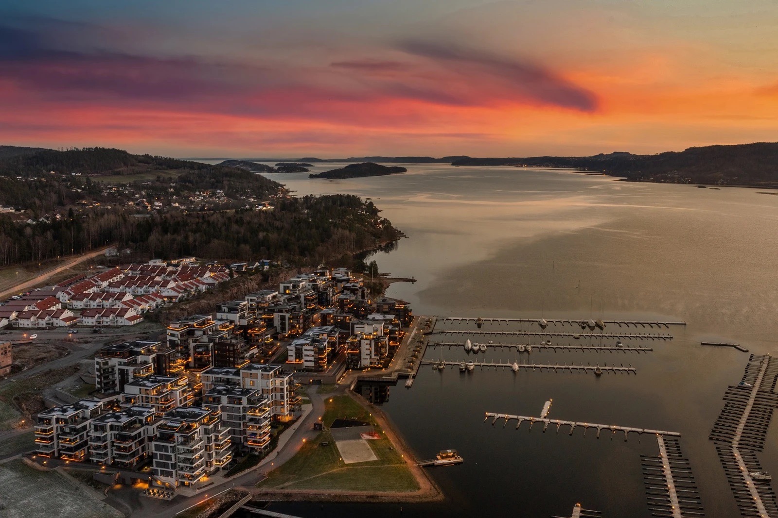 Oversiktsbilde mot syd